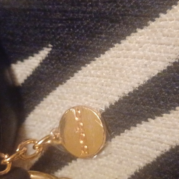 BEBE PURSE CROSSBODY BLACK, GOLD  NWT - Picture 8 of 9